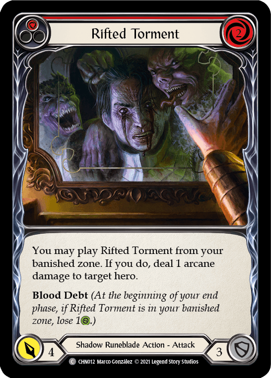 Rifted Torment (Red) [CHN012] (Monarch Chane Blitz Deck) - POKÉ JEUX