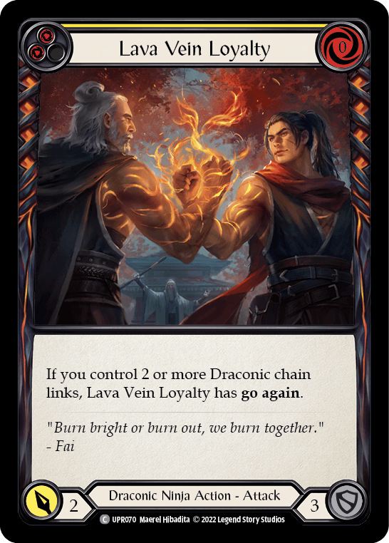 Lava Vein Loyalty (Yellow) [UPR070] (Uprising) Rainbow Foil - POKÉ JEUX