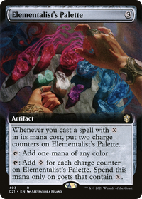 Elementalist's Palette (Extended Art) [Commander 2021]
