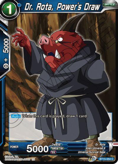 Dr. Rota, Power's Draw (BT15-054) [Saiyan Showdown] - POKÉ JEUX