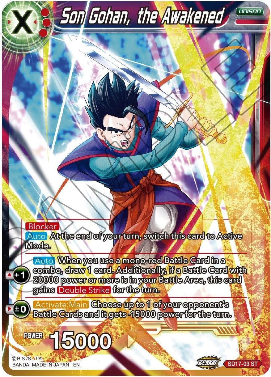 Son Gohan, the Awakened (SD17-03) [Dawn of the Z-Legends] - POKÉ JEUX