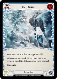 Ice Quake (Blue) [U-ELE153] (Tales of Aria Unlimited) Unlimited Rainbow Foil - POKÉ JEUX