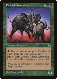 Crazed Armodon [Tempest]