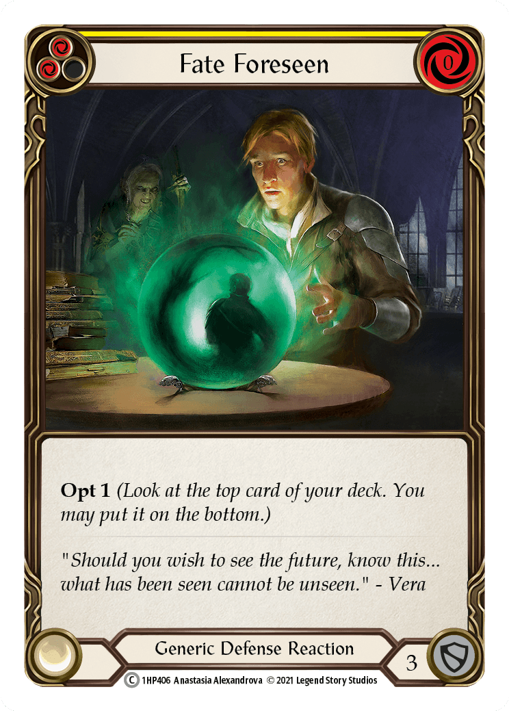 Fate Foreseen (Yellow) [1HP406] (History Pack 1) - POKÉ JEUX