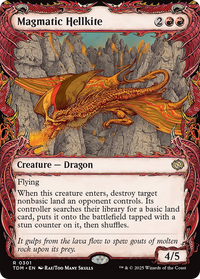 Magmatic Hellkite (Showcase) (TDM-301) - Tarkir: Dragonstorm Foil