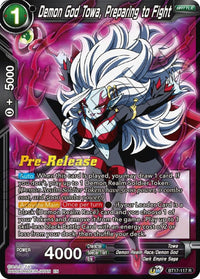 Demon God Towa, Preparing to Fight (BT17-117) [Ultimate Squad Prerelease Promos] - POKÉ JEUX