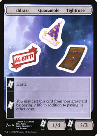 Eldrazi Guacamole Funambule [Autocollants Unfinity] 