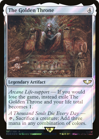 The Golden Throne (Surge Foil) [Warhammer 40,000]