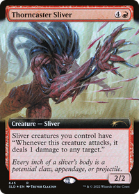 Thorncaster Sliver (Art étendu) [Série Secret Lair Drop] 