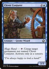 Clever Conjurer [Dungeons & Dragons: Adventures in the Forgotten Realms]