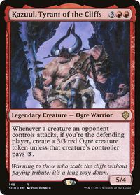 Kazuul, Tyran des Falaises [Starter Commander Decks] 