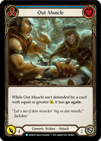 Out Muscle (Blue) [MON250] (Monarch) 1st Edition Normal - POKÉ JEUX