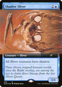 Shadow Sliver (Art étendu) [Promotions Secret Lair Drop] 