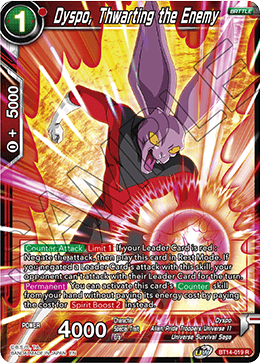 Dyspo, Thwarting the Enemy (BT14-019) [Cross Spirits] - POKÉ JEUX