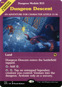 Dungeon Descent (Dungeon Module) [Dungeons & Dragons: Adventures in the Forgotten Realms]