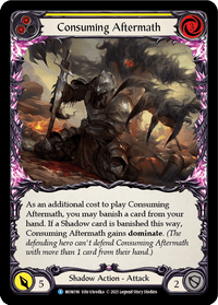 Consuming Aftermath (Yellow) [MON196-RF] (Monarch) 1st Edition Rainbow Foil - POKÉ JEUX