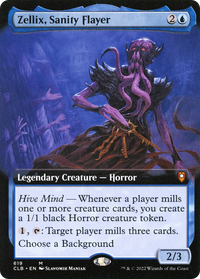 Zellix, Sanity Flayer (Extended Art) [Commander Legends: Battle for Baldur's Gate]