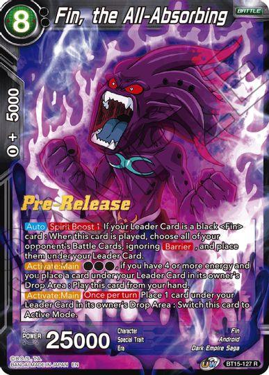Fin, the All-Absorbing (BT15-127) [Saiyan Showdown Prerelease Promos] - POKÉ JEUX