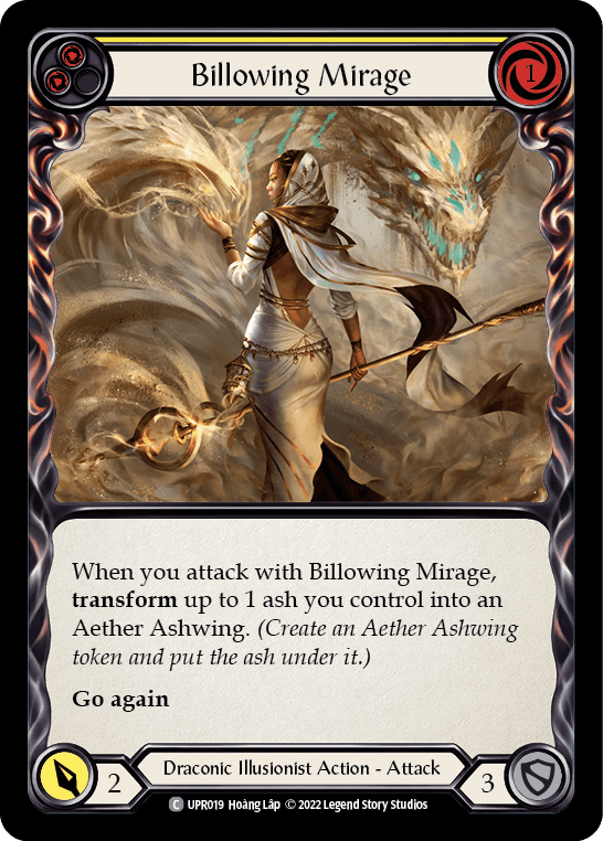 Billowing Mirage (Yellow) [UPR019] (Uprising) Rainbow Foil - POKÉ JEUX