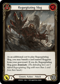Regurgitating Slog (Blue) [WTR199-C] (Welcome to Rathe) Alpha Print Rainbow Foil - POKÉ JEUX