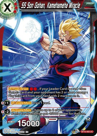 SS Son Gohan, Kamehameha Miracle (BT15-003) [Saiyan Showdown] - POKÉ JEUX