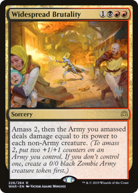 Widespread Brutality (Promo Pack) [War of the Spark Promos]