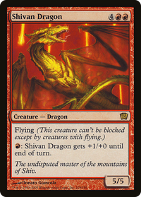 Shivan Dragon [Ninth Edition]