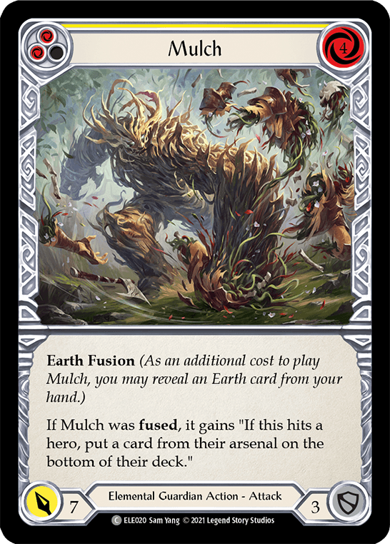 Mulch (Yellow) [ELE020] (Tales of Aria) 1st Edition Rainbow Foil - POKÉ JEUX