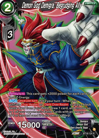 Demon God Demigra, Begrudging Ally (BT18-124) [Dawn of the Z-Legends] - POKÉ JEUX