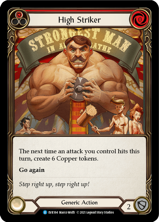 High Striker (Red) [EVR164] (Everfest) 1st Edition Normal - POKÉ JEUX