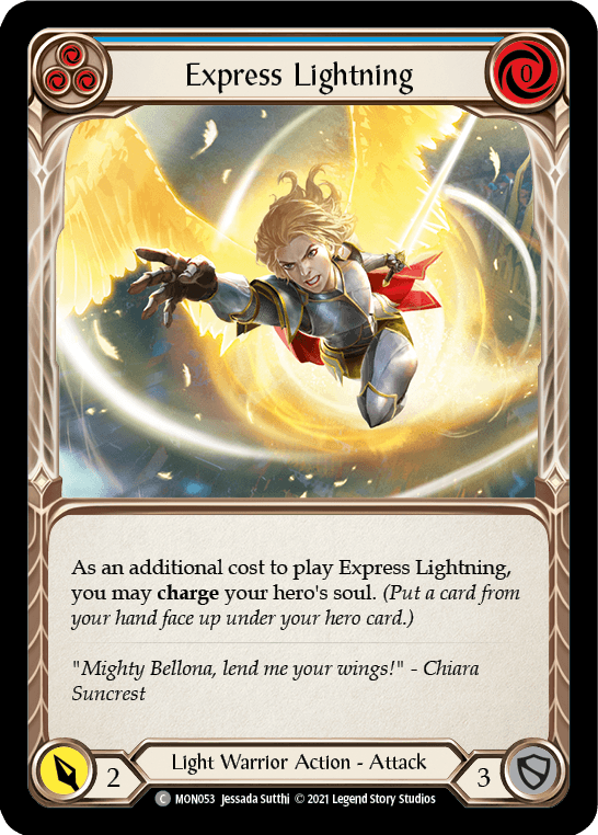 Express Lightning (Blue) [MON053] (Monarch) 1st Edition Normal - POKÉ JEUX