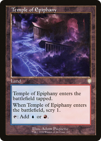 Temple of Epiphany (Retro) [The Brothers' War Commander]