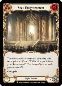 Seek Enlightenment (Blue) [MON083] (Monarch) 1st Edition Normal - POKÉ JEUX