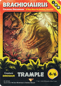 Brachiosaurus - Colossal Dreadmaw [Secret Lair Drop Series]