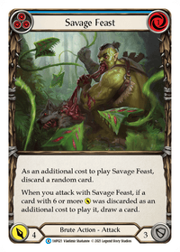 Savage Feast (Blue) [1HP021] (History Pack 1) - POKÉ JEUX