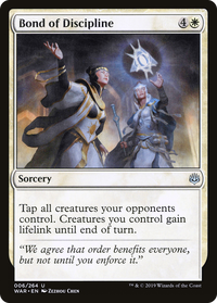 Bond of Discipline [War of the Spark]