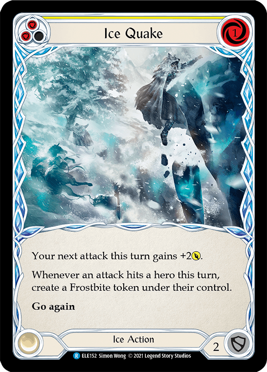 Ice Quake (Yellow) [ELE152] (Tales of Aria) 1st Edition Normal - POKÉ JEUX