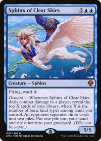 Sphinx of Clear Skies (Promo Pack) [Dominaria United Promos]