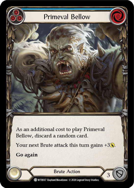 Primeval Bellow (Blue) [U-WTR037] (Welcome to Rathe Unlimited) Unlimited Normal - POKÉ JEUX