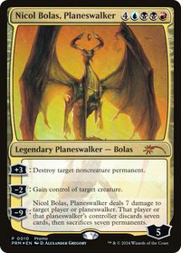 Nicol Bolas, Planeswalker (UMP-010) - Unique and Miscellaneous Promos Foil