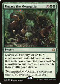 Uncage the Menagerie [Hour of Devastation]