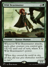 Wild Beastmaster [Innistrad: Midnight Hunt Commander]