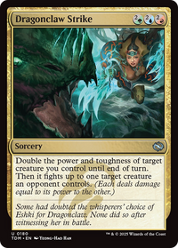 Dragonclaw Strike (TDM-180) - Tarkir: Dragonstorm Foil
