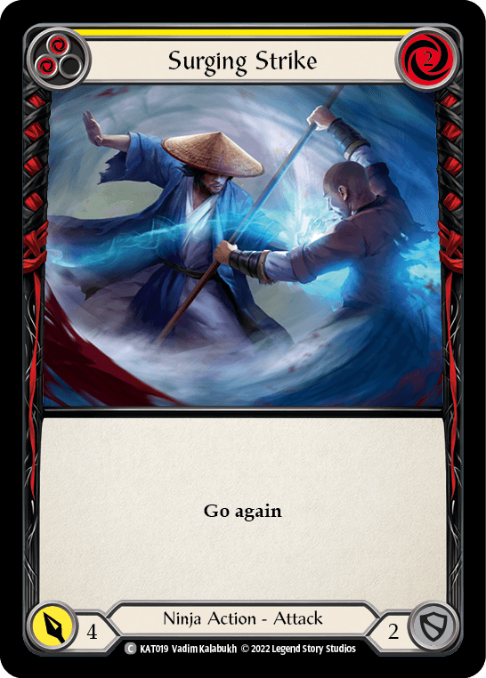 Surging Strike (Yellow) [KAT019] (Outsiders Katsu Blitz Deck) - POKÉ JEUX
