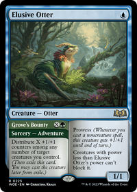 Elusive Otter // Grove's Bounty [Wilds of Eldraine]