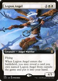 Legion Angel (Extended Art) [Zendikar Rising]