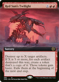Red Sun's Twilight (Extended Art) [Phyrexia: All Will Be One]