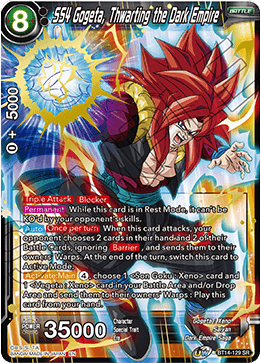 SS4 Gogeta, Thwarting the Dark Empire (BT14-129) [Cross Spirits] - POKÉ JEUX