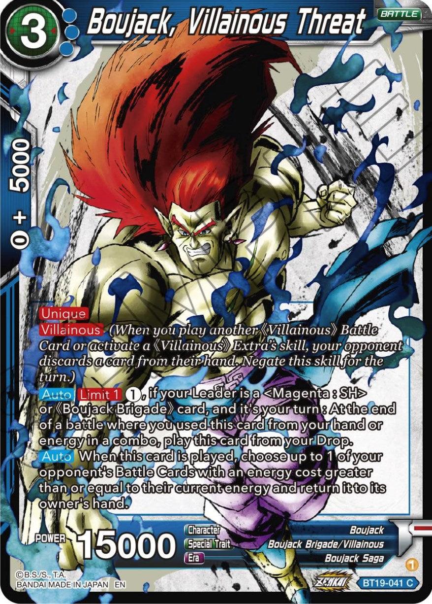 Boujack, Villainous threat (BT19-041) [Fighter's Ambition] - POKÉ JEUX