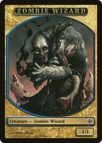 Zombie Wizard Token [Alara Reborn Tokens]